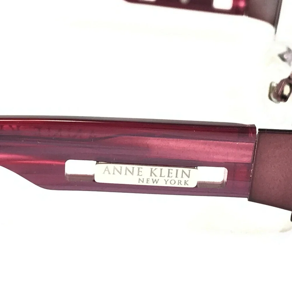 Anne Klein Eyeglasses Frames AKNY 9077 467-S Purple Red Rectangular 52-17-135